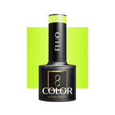 OCHO NAILS Hibridinis nagų lakas, neoninis FLUO F01 -5 g